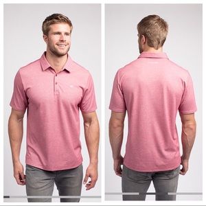 Travis Matthew Cardinal Heather CLASSY Polo Large